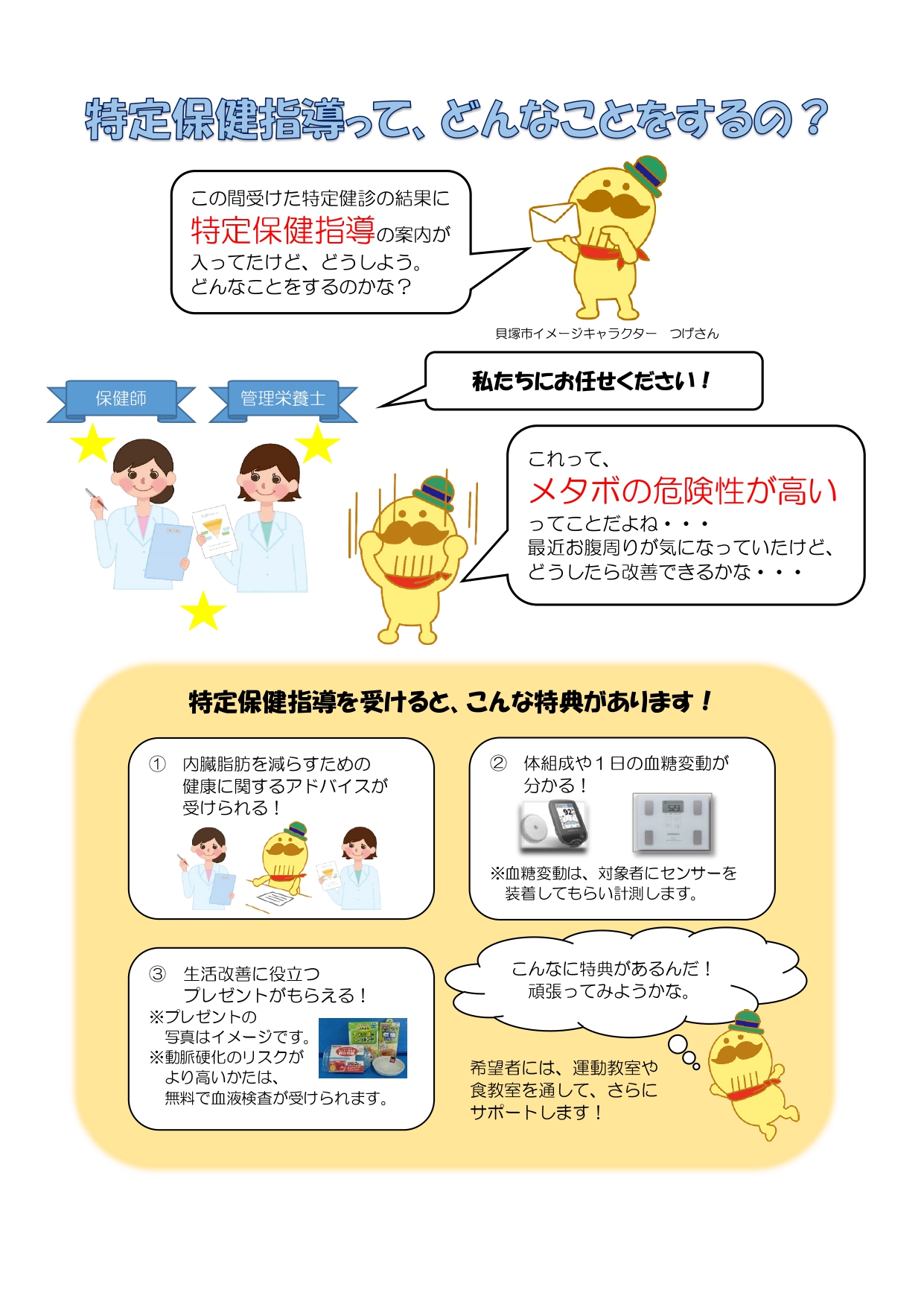 特定保健指導の流れ