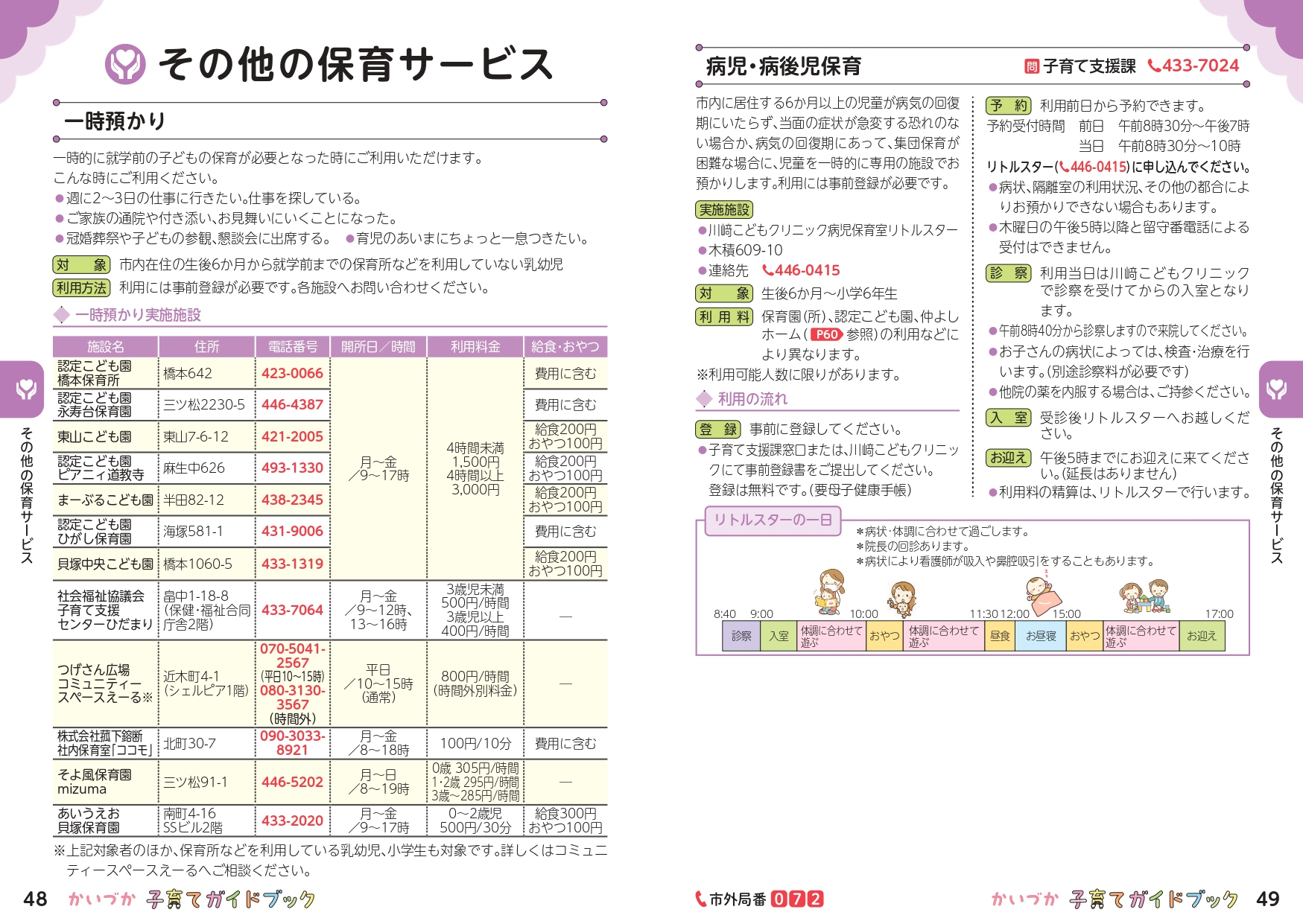 その他の保育サービスについて(ガイドブック48-49ページ)