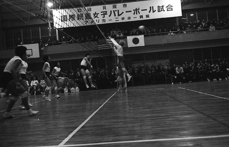 日紡貝塚VSアメリカ(試合中の写真)