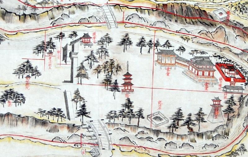 絵図の中央