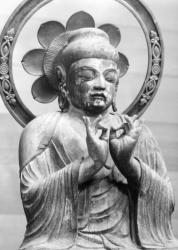 孝恩寺木造弥勒菩薩坐像の写真