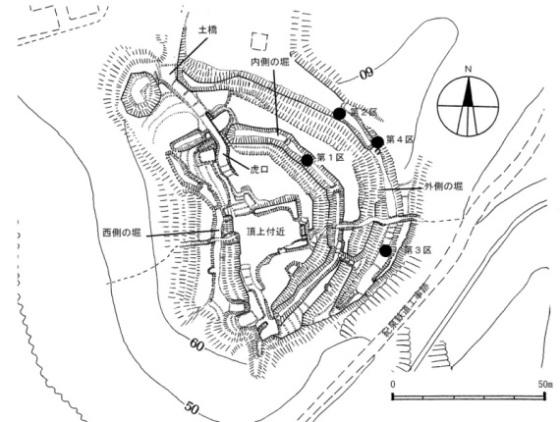 縄張り図