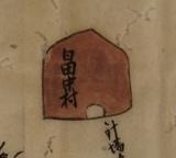 「畠中・神前村」部分の拡大図の写真