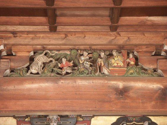 蟇股彫刻「二十四孝」の写真1