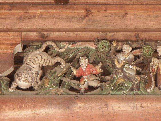 蟇股彫刻「二十四孝」の写真2