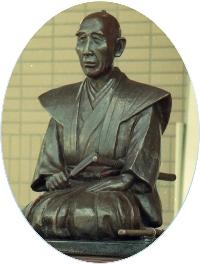 岩橋善兵衛銅像