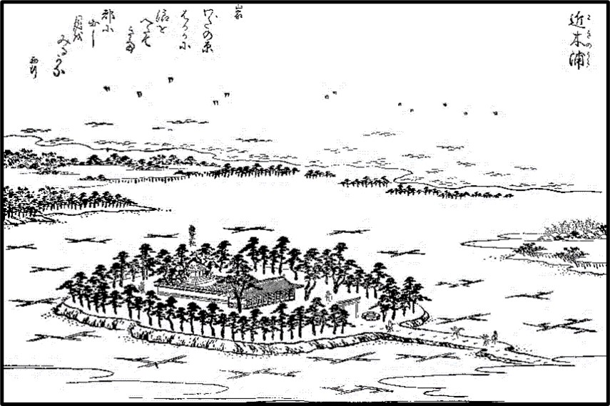 『和泉名所図会』の「近木浦」図