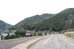 蛇谷城跡の遠景写真