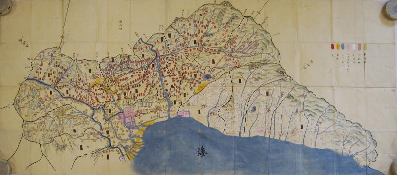 要家文書「河摂泉絵図」の写真