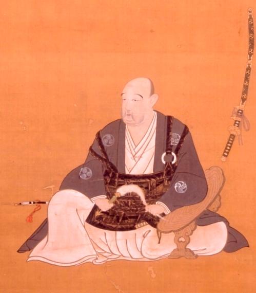 泉光寺に残る岡部長著像の写真