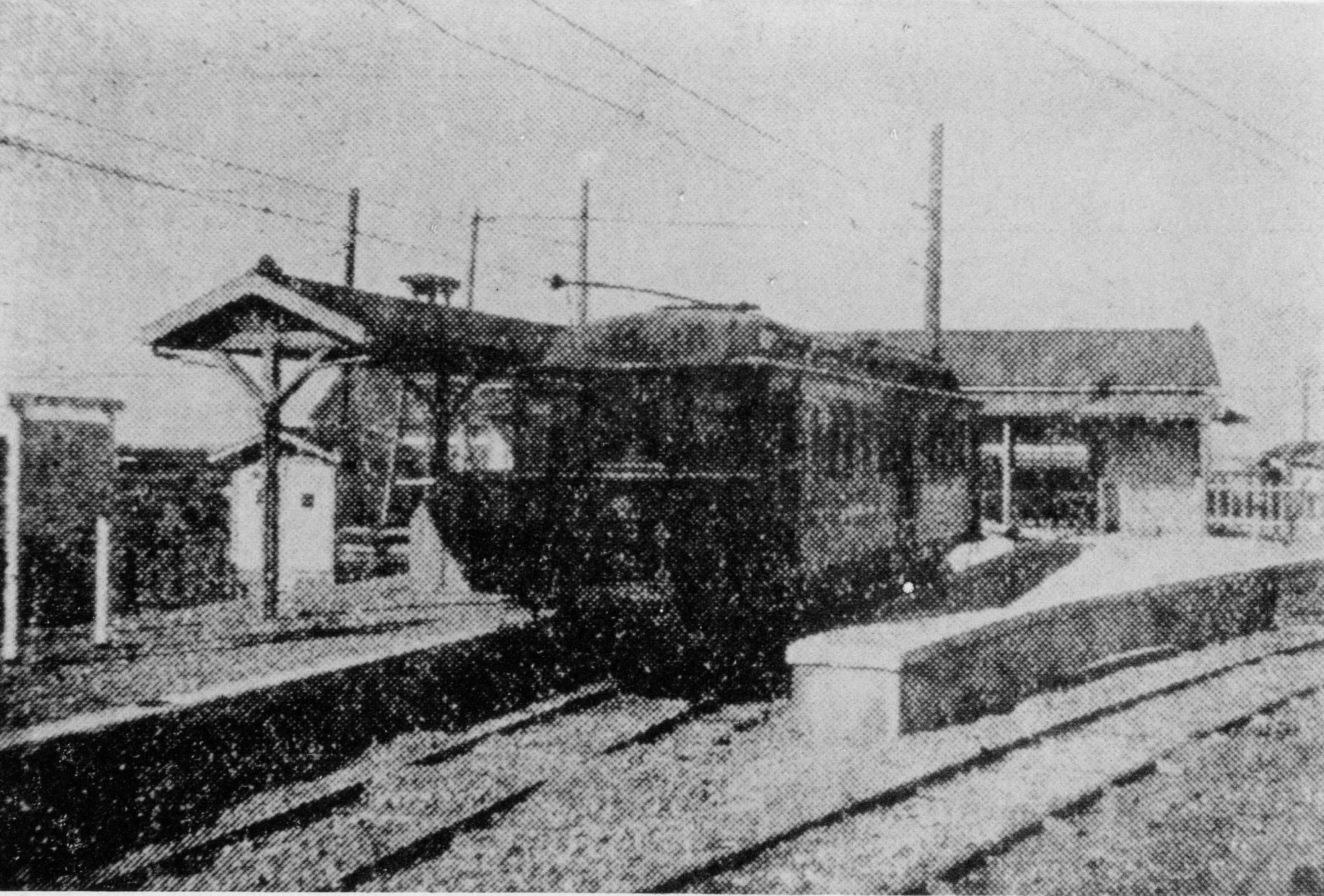 開通当初の始発駅 貝塚南駅