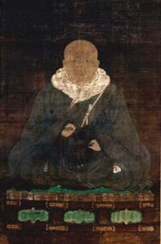 願泉寺 絹本著色 親鸞聖人画像（真向き御影）／貝塚市
