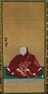 願泉寺 絹本著色 琢如上人画像、附収納箱／貝塚市