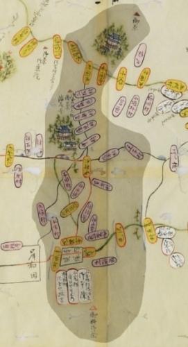 御順見道案内絵図(貝塚市域周辺)の写真