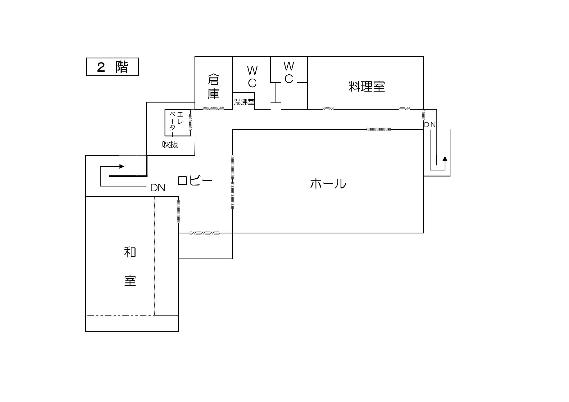 浜手地区公民館2階見取り図2階