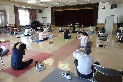 ヨガ講座の様子