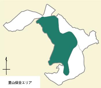 里山保全エリア図