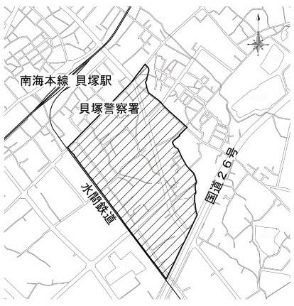 海塚2丁目の地図