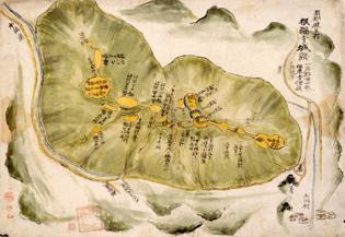 根福寺城跡絵図