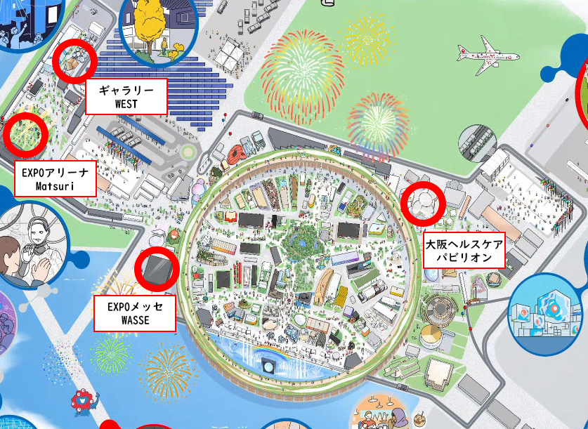 万博案内図