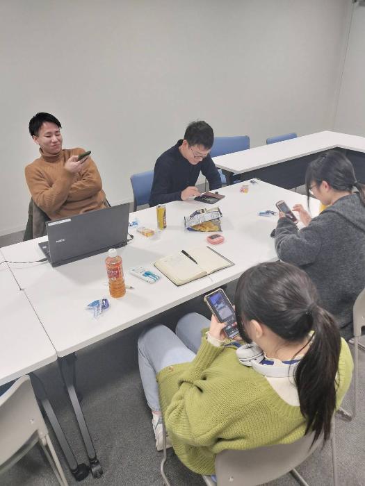学生会議(動画編集作業)