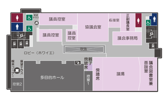 本館6階見取り図