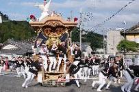 だんじり祭りの様子