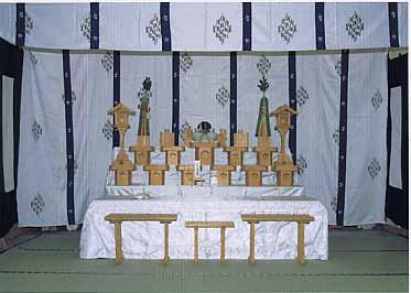 神式祭壇の写真