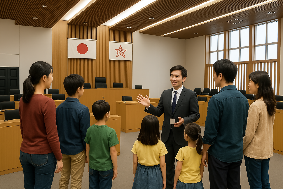 AIによる議場見学イメージ