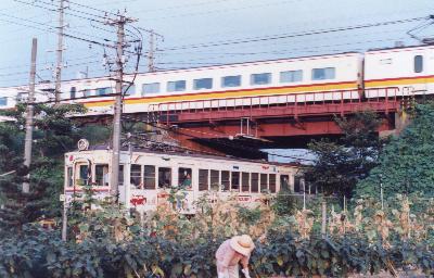 水間鉄道550形車両の写真