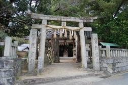 平成22年現在の西葛城神社の写真