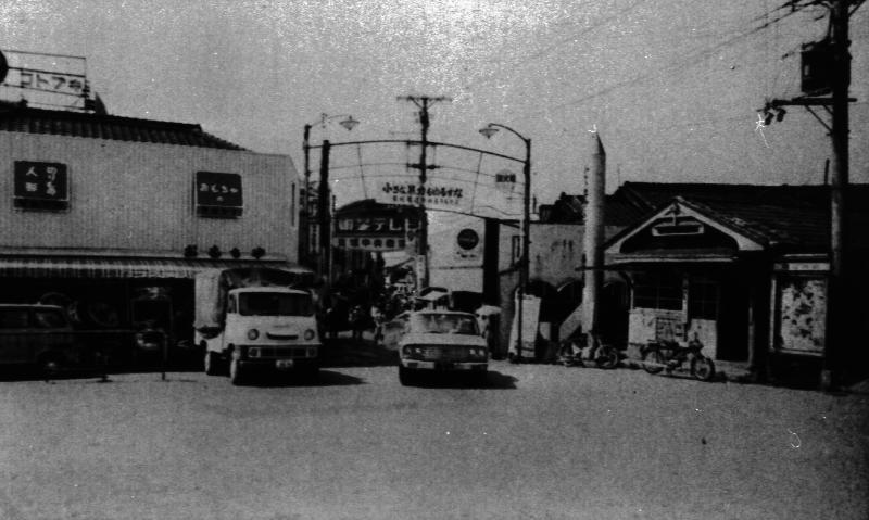 昭和44年頃の貝塚中央商店街の風景写真