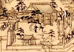 慶安の絵図の願泉寺の拡大写真