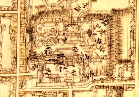 貝塚寺内絵図（願泉寺周辺）の写真