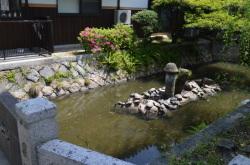 感田神社濠の石垣1