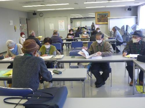班ごとの交流会の様子です