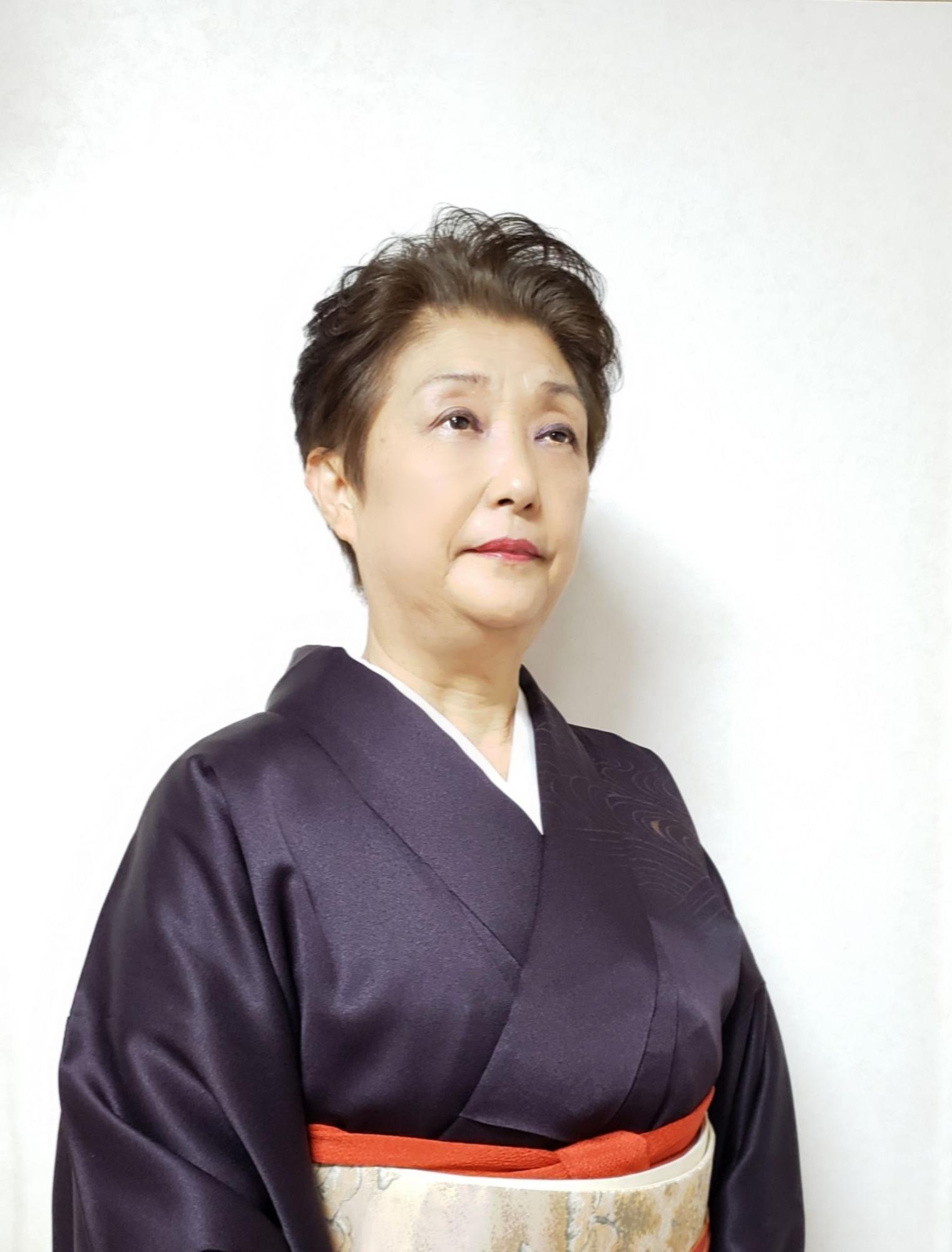 日本京極流の京極利益さんの着物姿