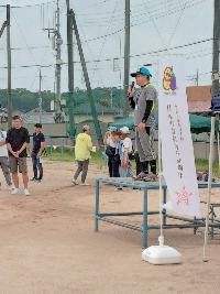 ドッチビー大会開始の挨拶