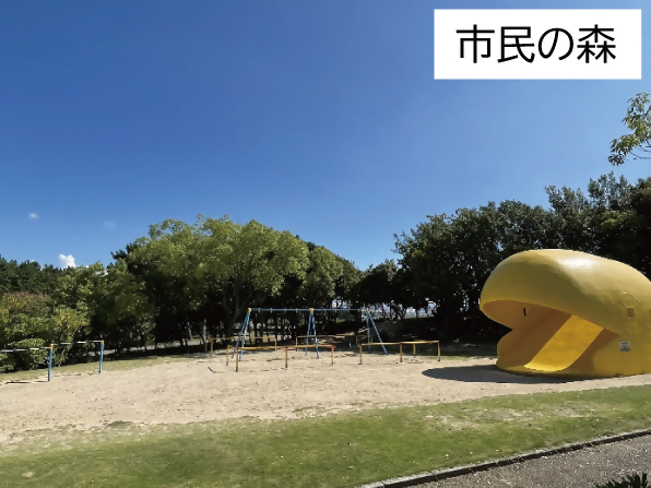 二色の浜にある市民の森公園の風景です