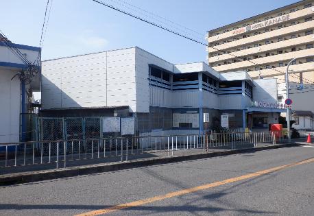 二色浜駅前駐輪場の工事前写真