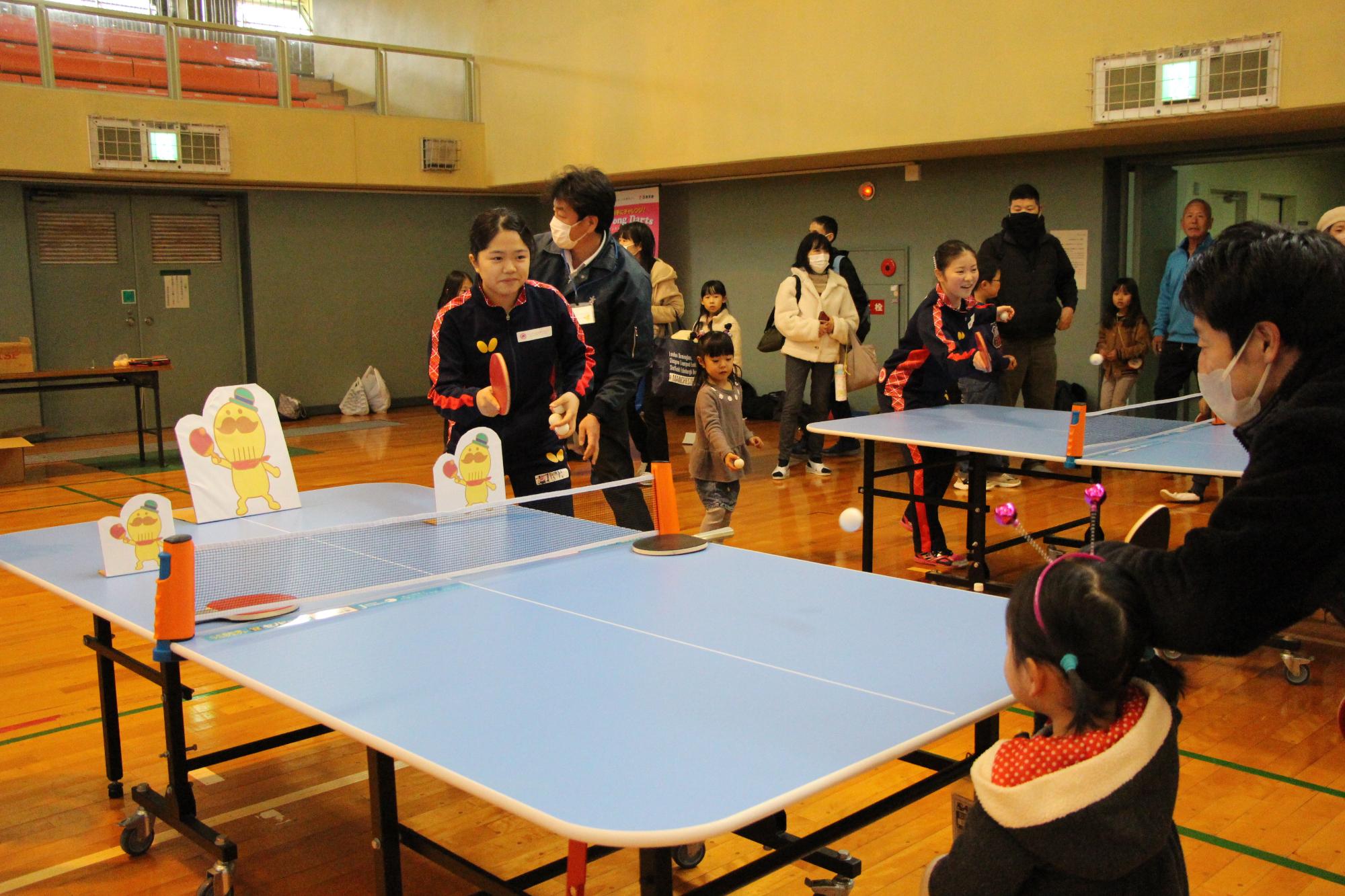 昨年のゲームコーナーの様子