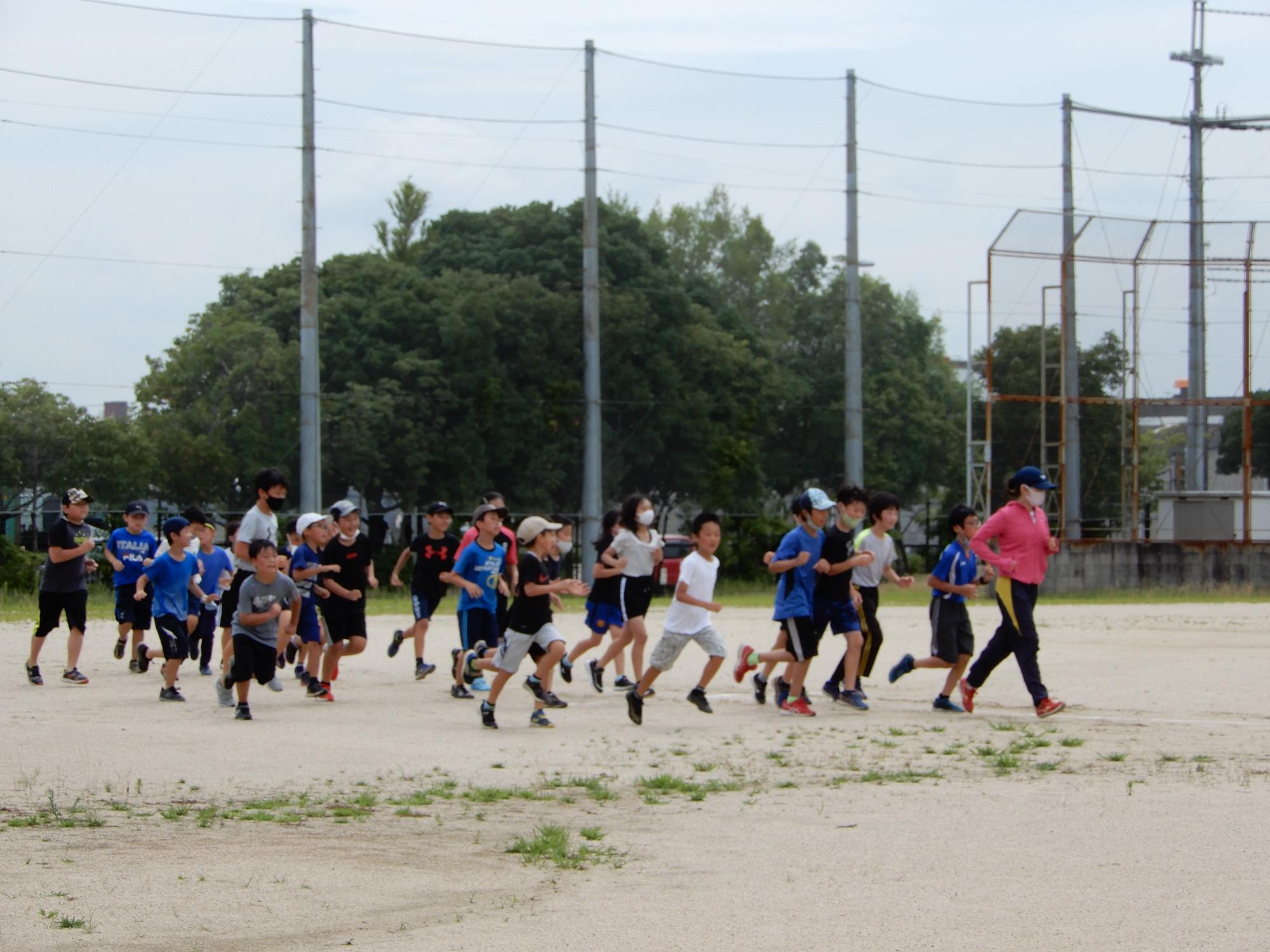 ランニング講座の様子