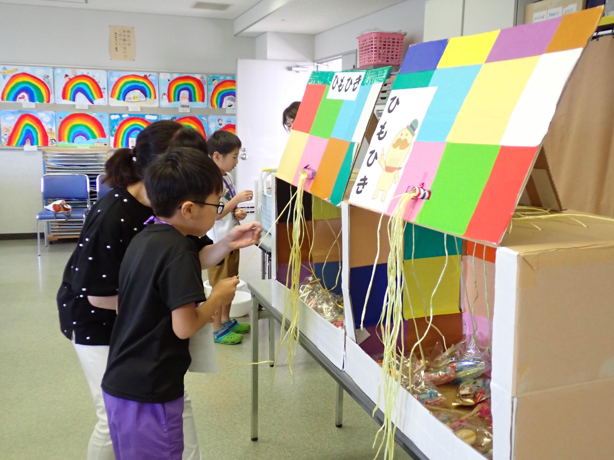のびのび教室縁日の様子