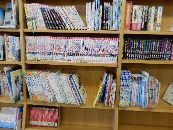 図書室の人気図書の写真