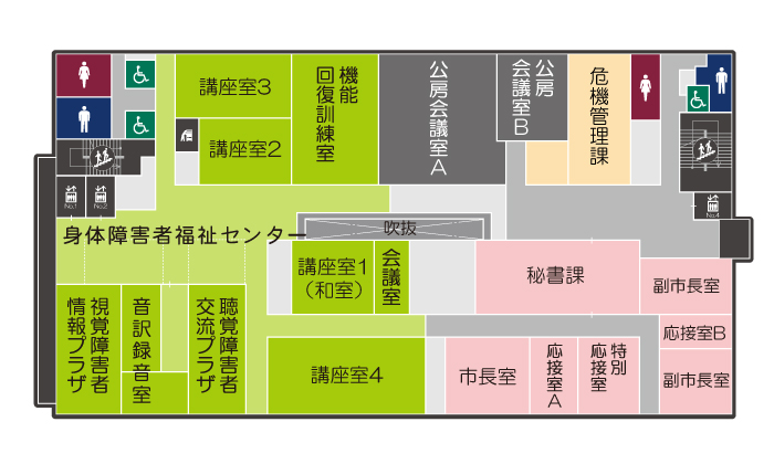 本館3階見取り図