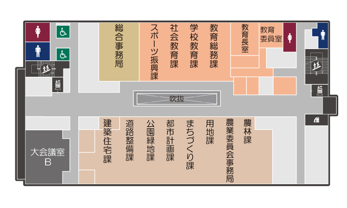 本館5階見取り図