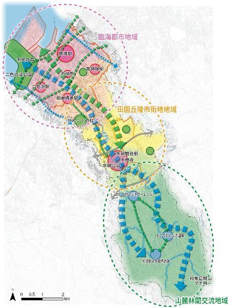 みどりの将来像図