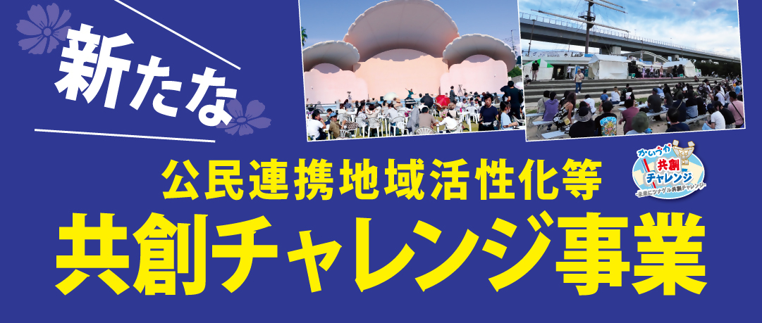 新たな公民連携地域活性化等共創チャレンジ事業イメージ