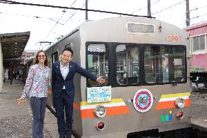 水間鉄道カルバーシティ市章オリジナルヘッドマーク