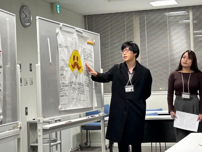 新商品プレゼンの様子